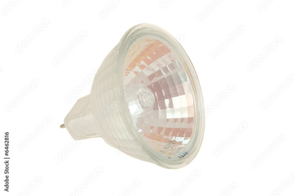 Photo of white halogen bulb isolated Photo of white halogen bulb isolated