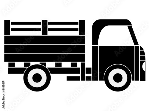 LKW - Oldtimer schwarz