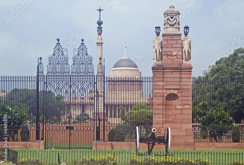 Home of the Indian President in New Delhi photo