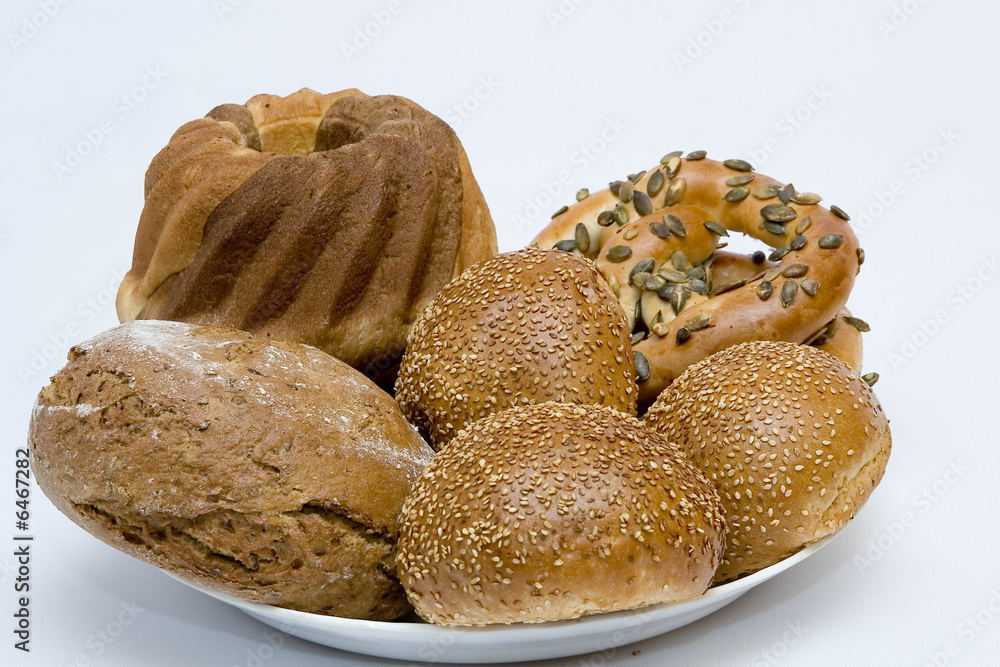 Fototapeta premium Fresh bread and bakeries