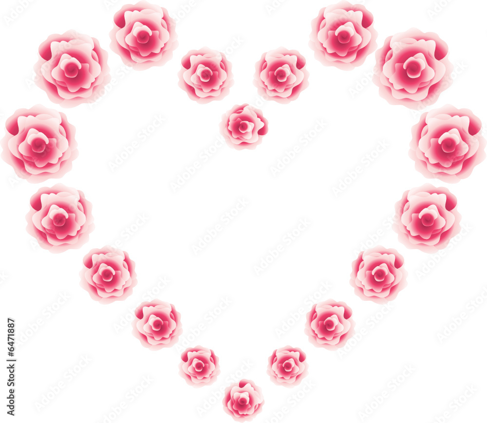 Hearts from roses Hearts from roses
