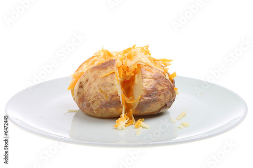 Jacket potato with cheeses