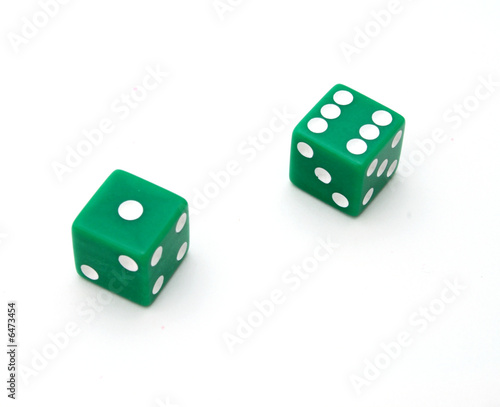 green dice