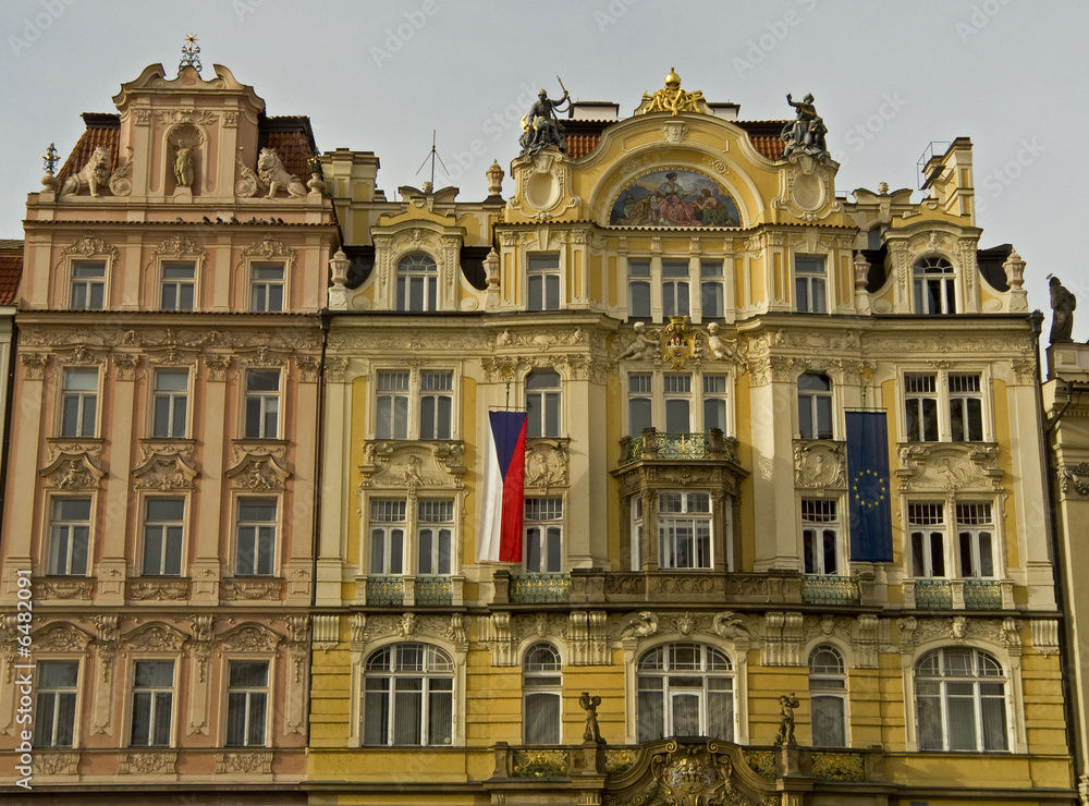 Façades de Stare Mesto, Prague