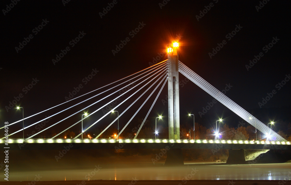 Obraz premium Jatkankynttila bridge in Rovaniemi, Lapland, Finland