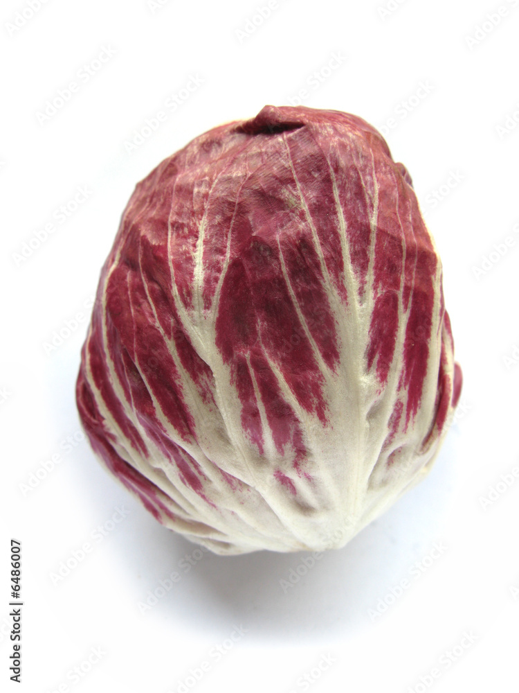 Obraz premium Red cabbage isolated on white background