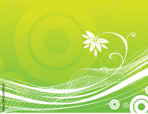 Abstract floral background