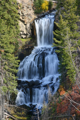 Yellowstone Falls and River...