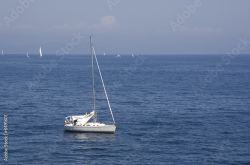 sailboat on the ocean © amelie
