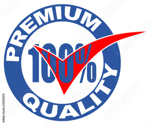 100% premium quality rouge et bleu