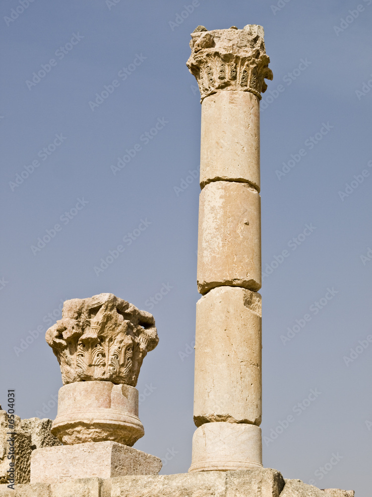 Temple of Zeus remains,Jerash