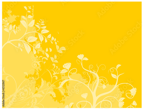 vecteur série - design floral en été sous le soleil