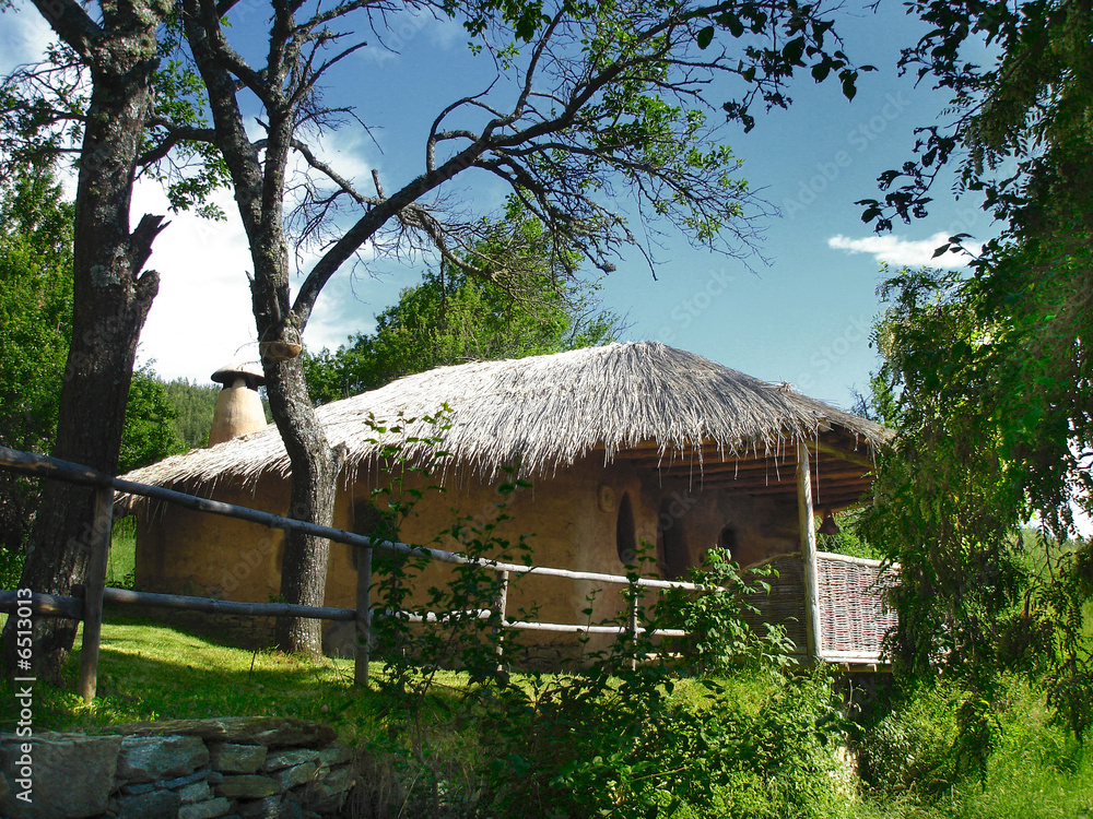 House of clay in the Rhodopi mountain