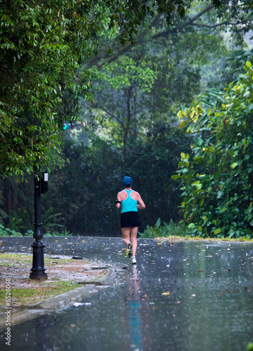 Running in the Rain