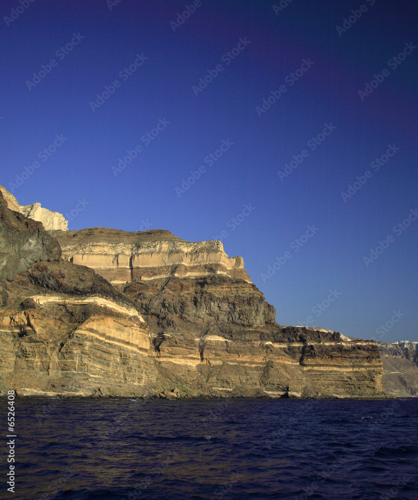 Volcanic cliffs Santorini