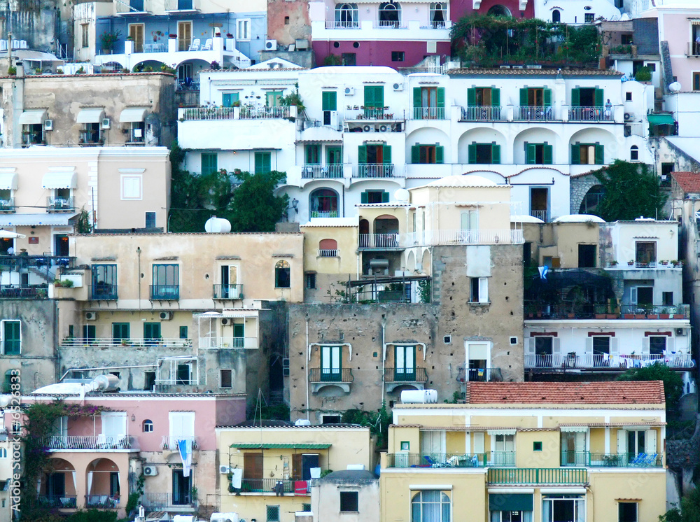 landscape for classics mediterranean houses of Positano
