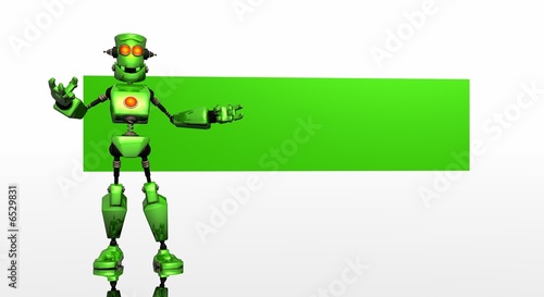 green bot presents