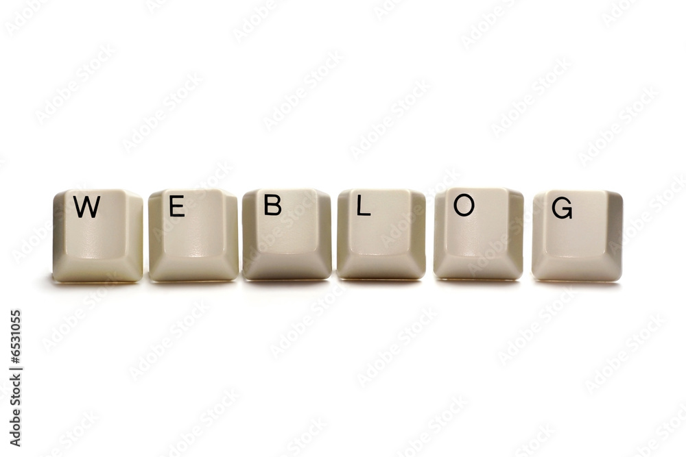 weblog - computer keys
