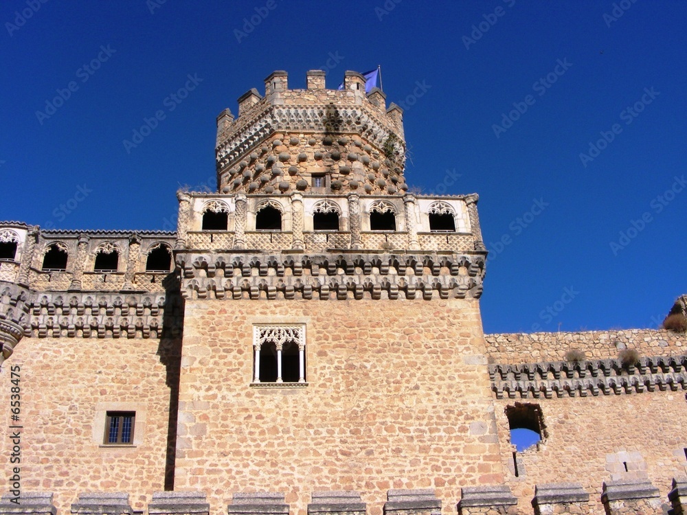 Castillo de Manzanares el Real (Vista detalle)