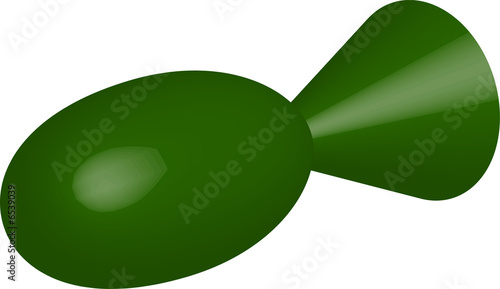 Missile 3D photo