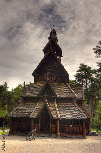 norwegian log house