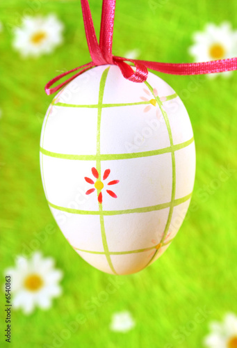 Pastel and colored Easter egg