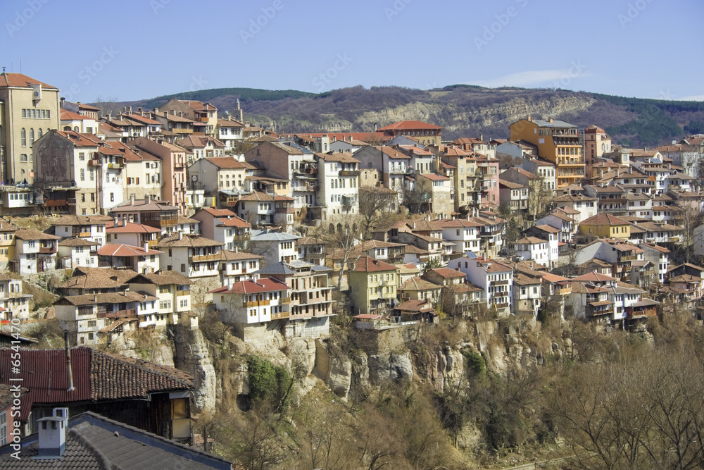 The town of Veliko Tarnovo, Bulgaria