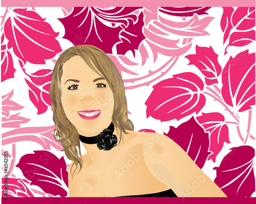 Mujer con Textura