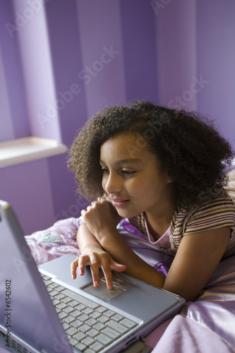 Girl on her Laptop