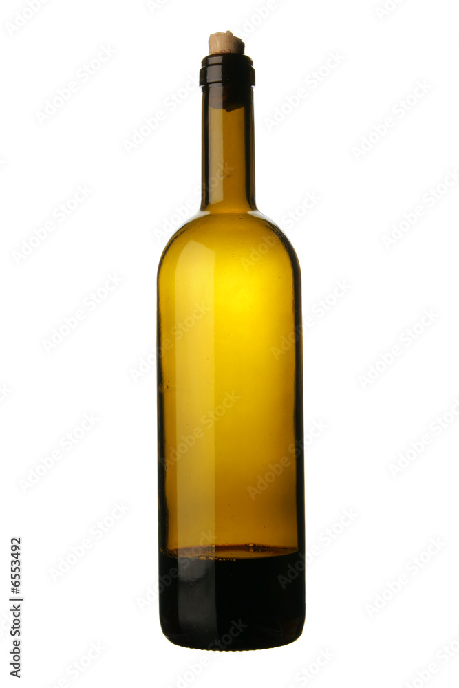 Wine bottle isolated Wine bottle isolated