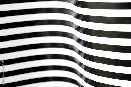 black and white stripes curving 2