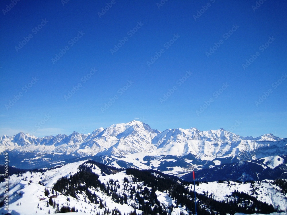 La chaine du Mont Blanc