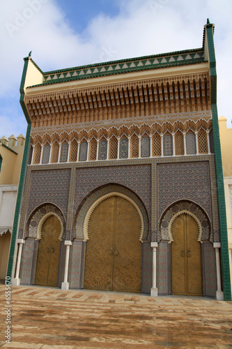 Royal palace in Fez, Morocco