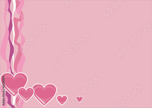 Background with hearts 