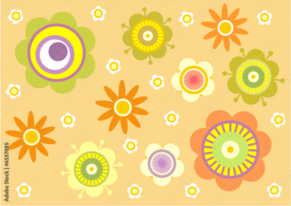 Background with flowers Background with flowers