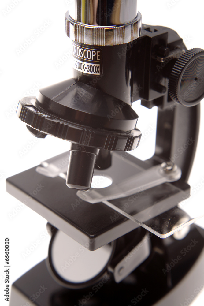 Microscope over white background Microscope over white background