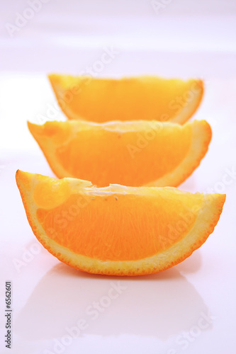 orange wedges