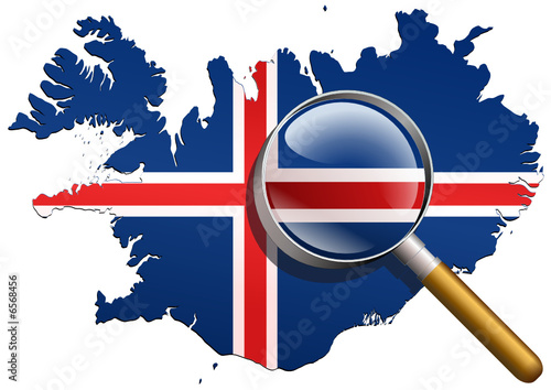 Etude de l'Islande (Drapeau)