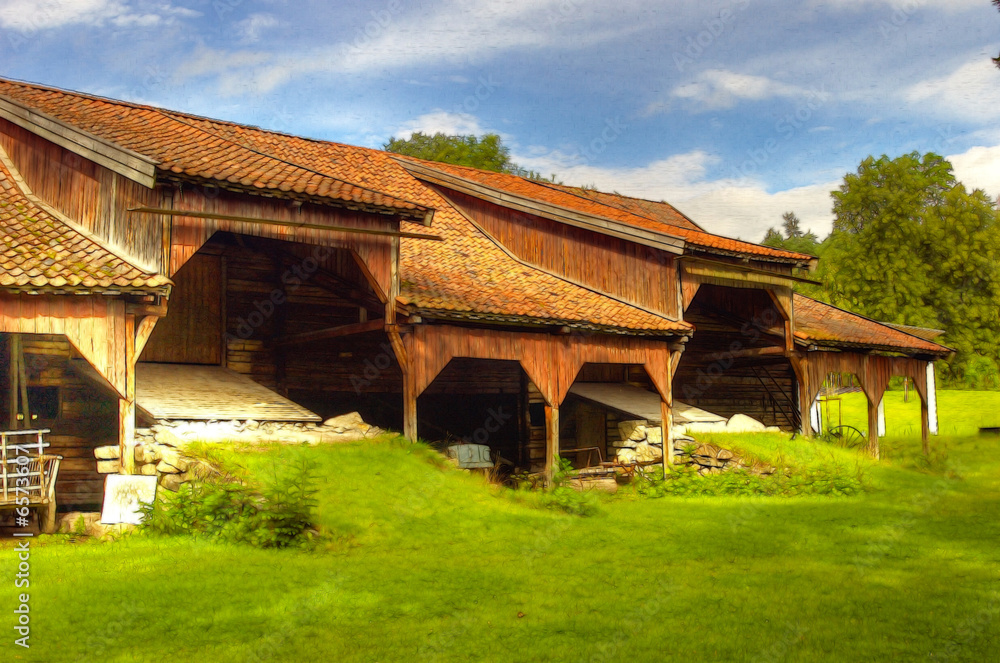 norwegian log house norwegian log house