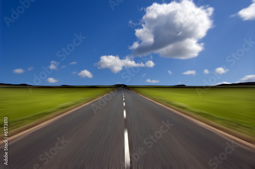 Road with motion blur © Peter Cox