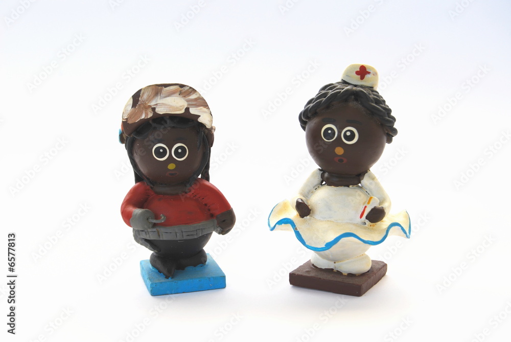 Obraz premium Ebony dolls