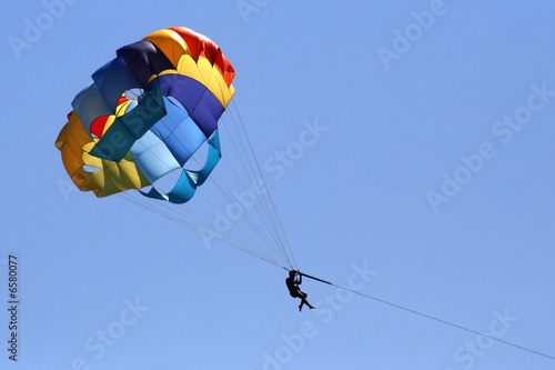 Colorful parachute
