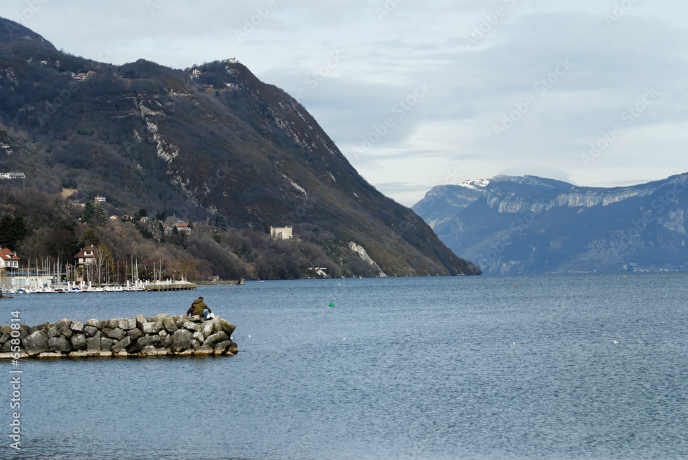 Lac du Bourget, Savoie, France.