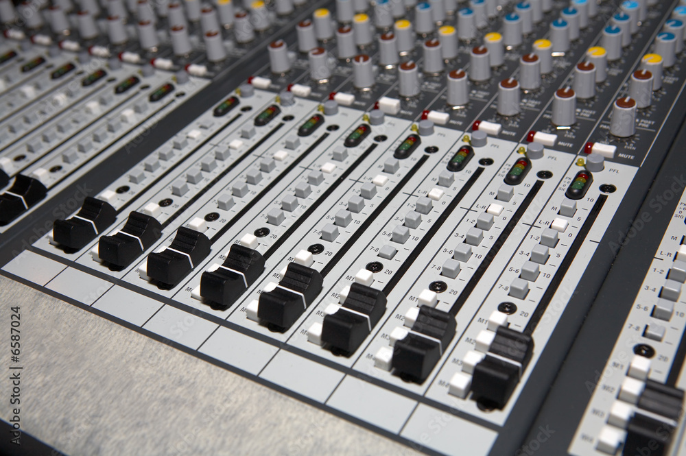 Audio Mixing panel