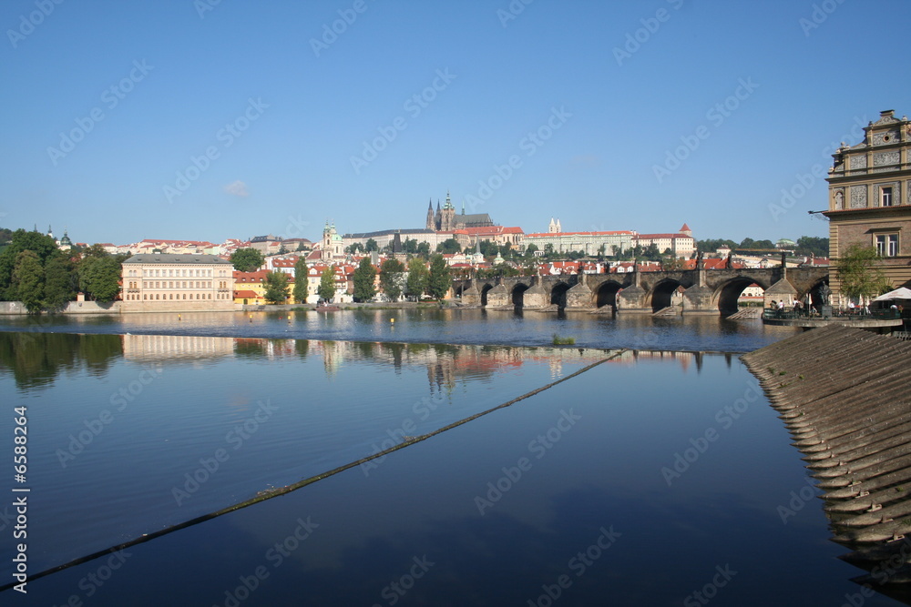 Brücke über die Wolga in Prag, Prager Burg