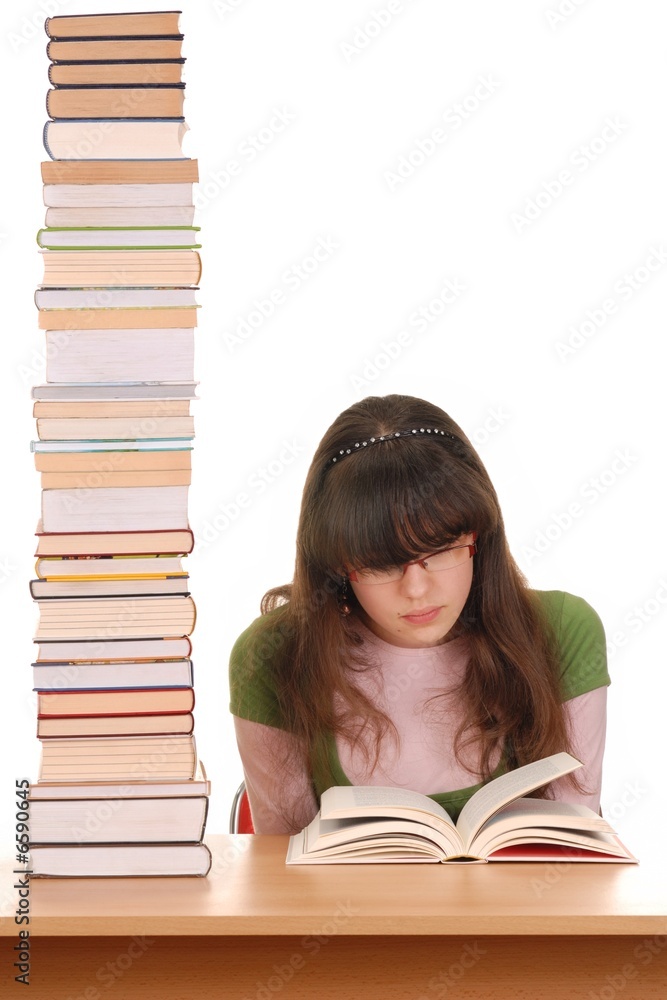 Girl and Books Girl and Books