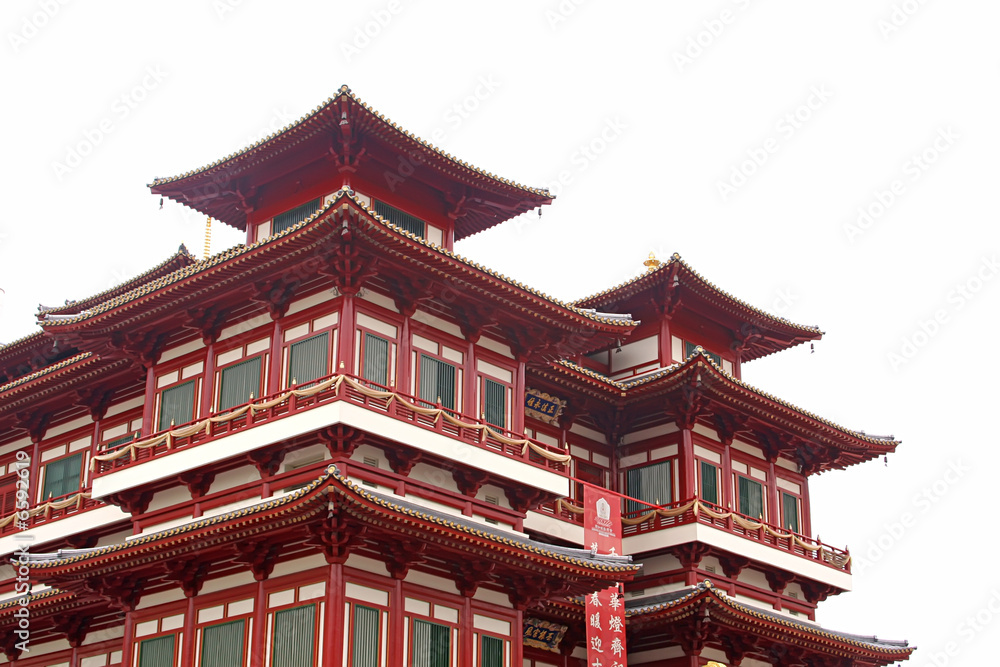 Obraz premium Chinese Temple Building Architecture