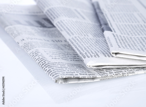 Isolated newspapers