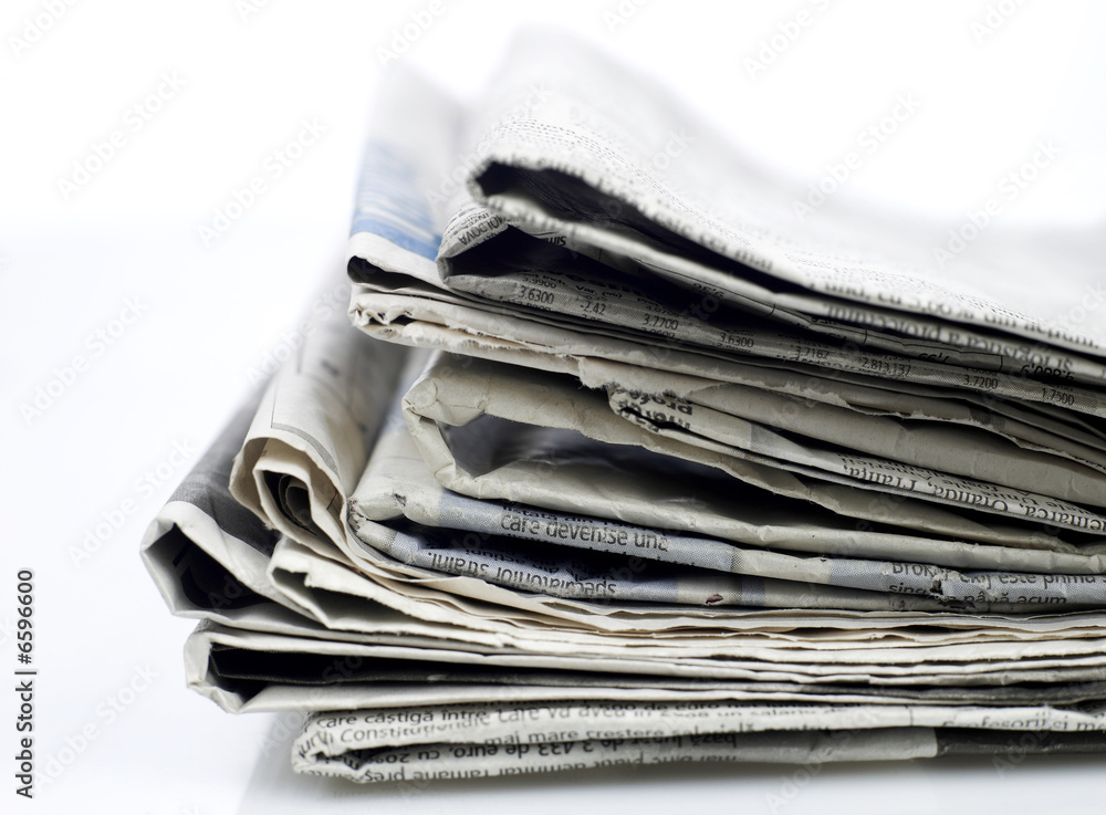 Isolated newspapers Isolated newspapers
