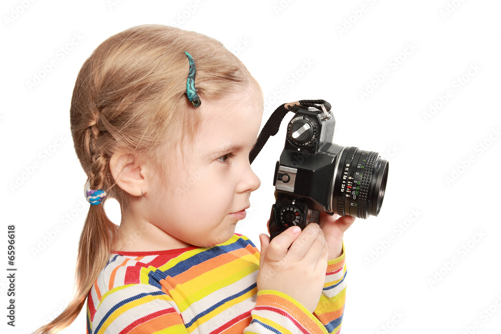 The first experiences in photo-shooting